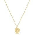 egirl 14" Necklace Gold - be you. Small Gold Disc