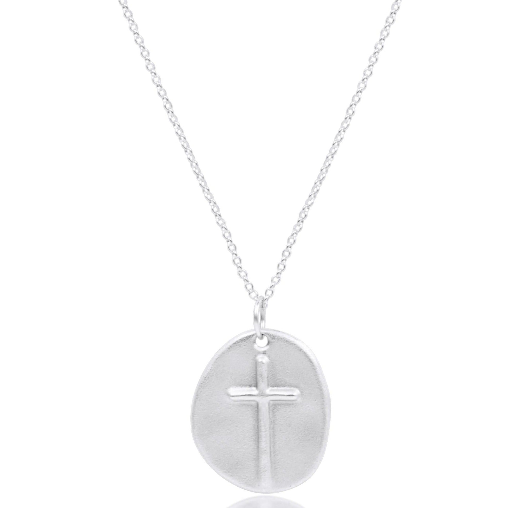 16" Necklace Sterling - Inspire Sterling Disc