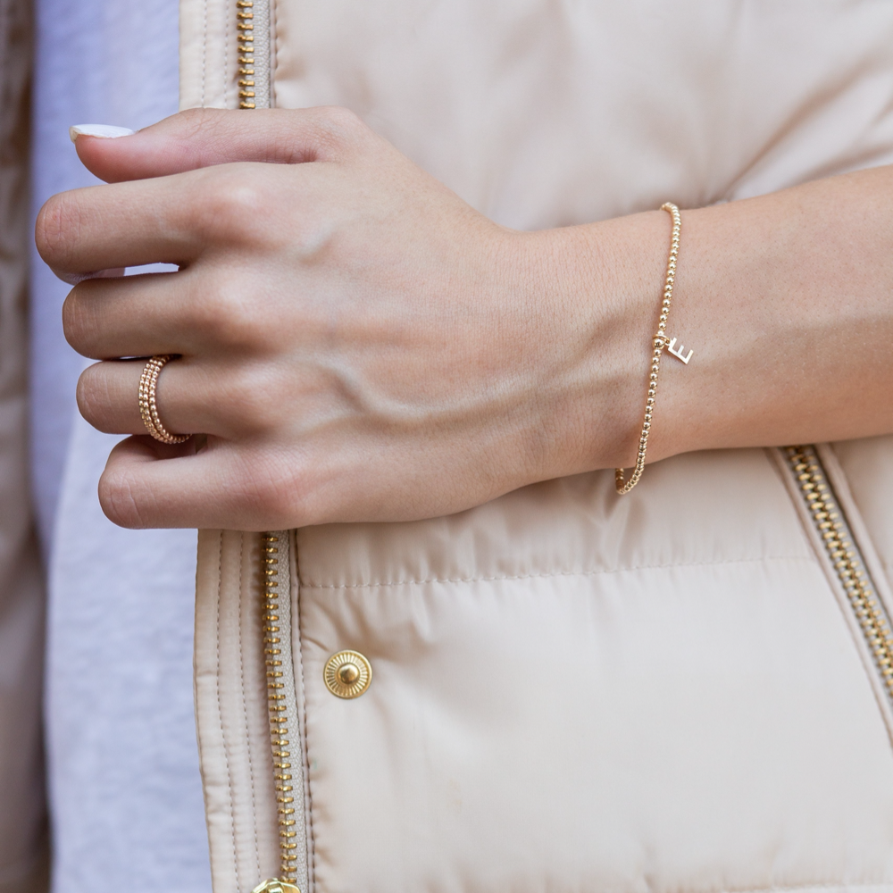 Classic Gold 2mm Bracelet - Respect Gold Charm
