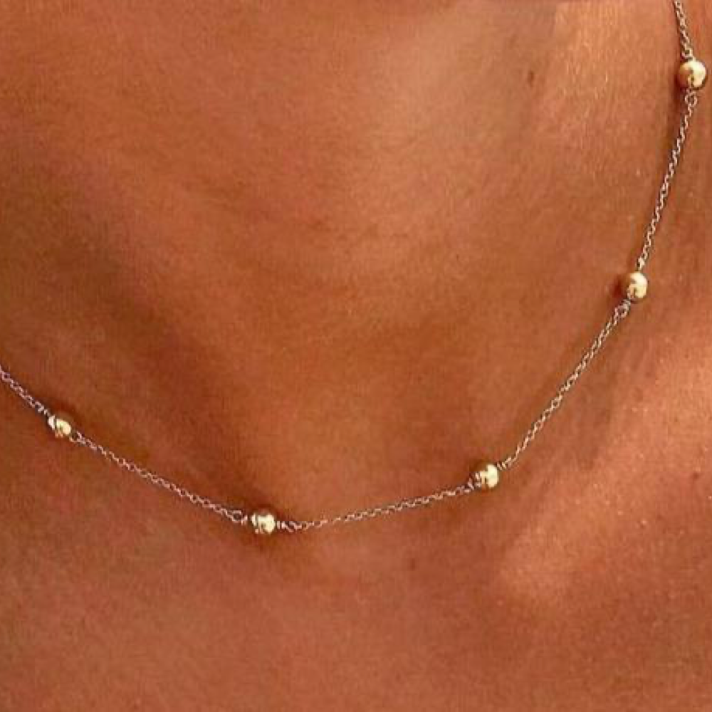 Choker Simplicity Chain Gold - Classic Gold 4mm