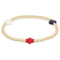 Signature Cross 3mm Gold Bracelet - Firecracker
