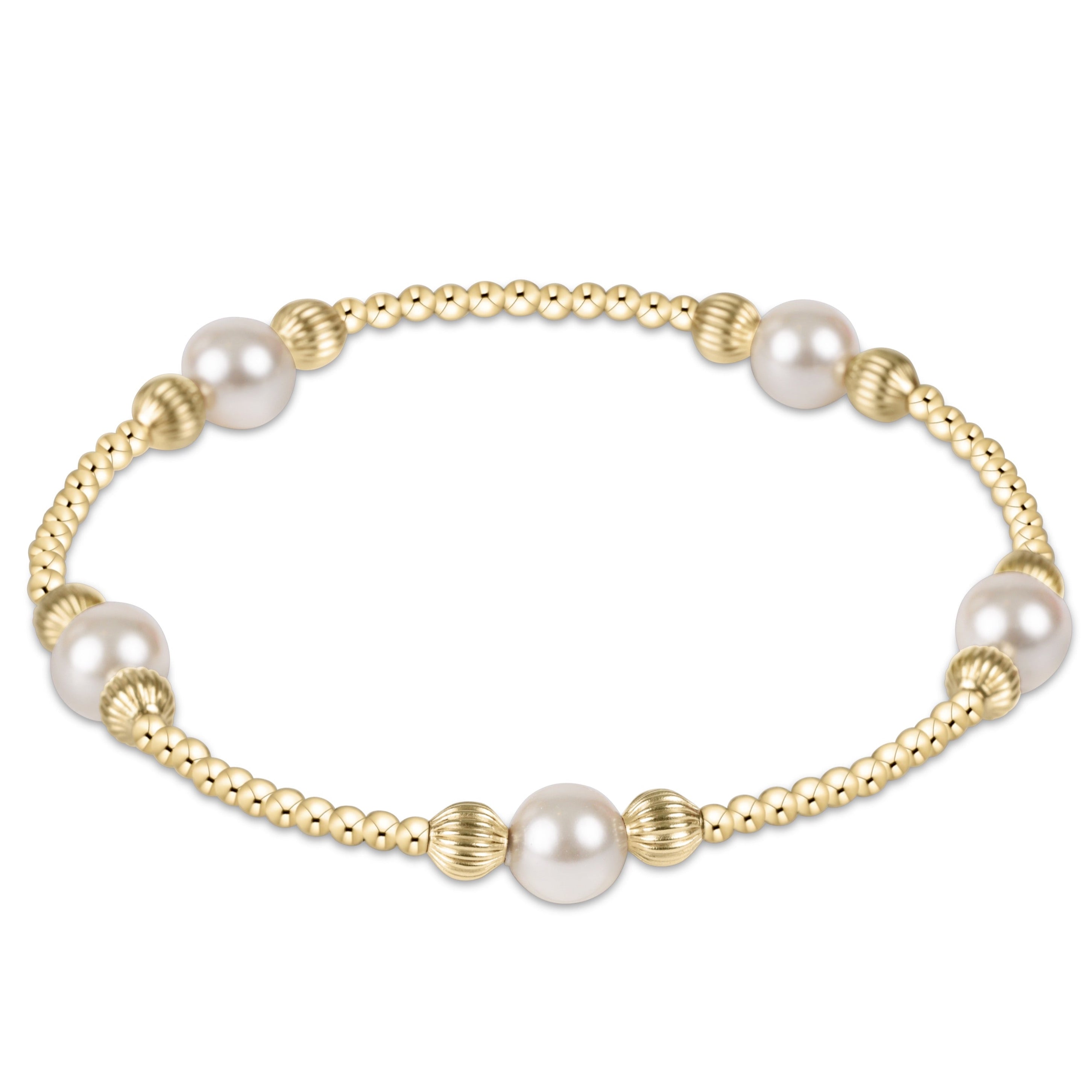 Purpose Pearl 6mm Dignity Gold Bracelet