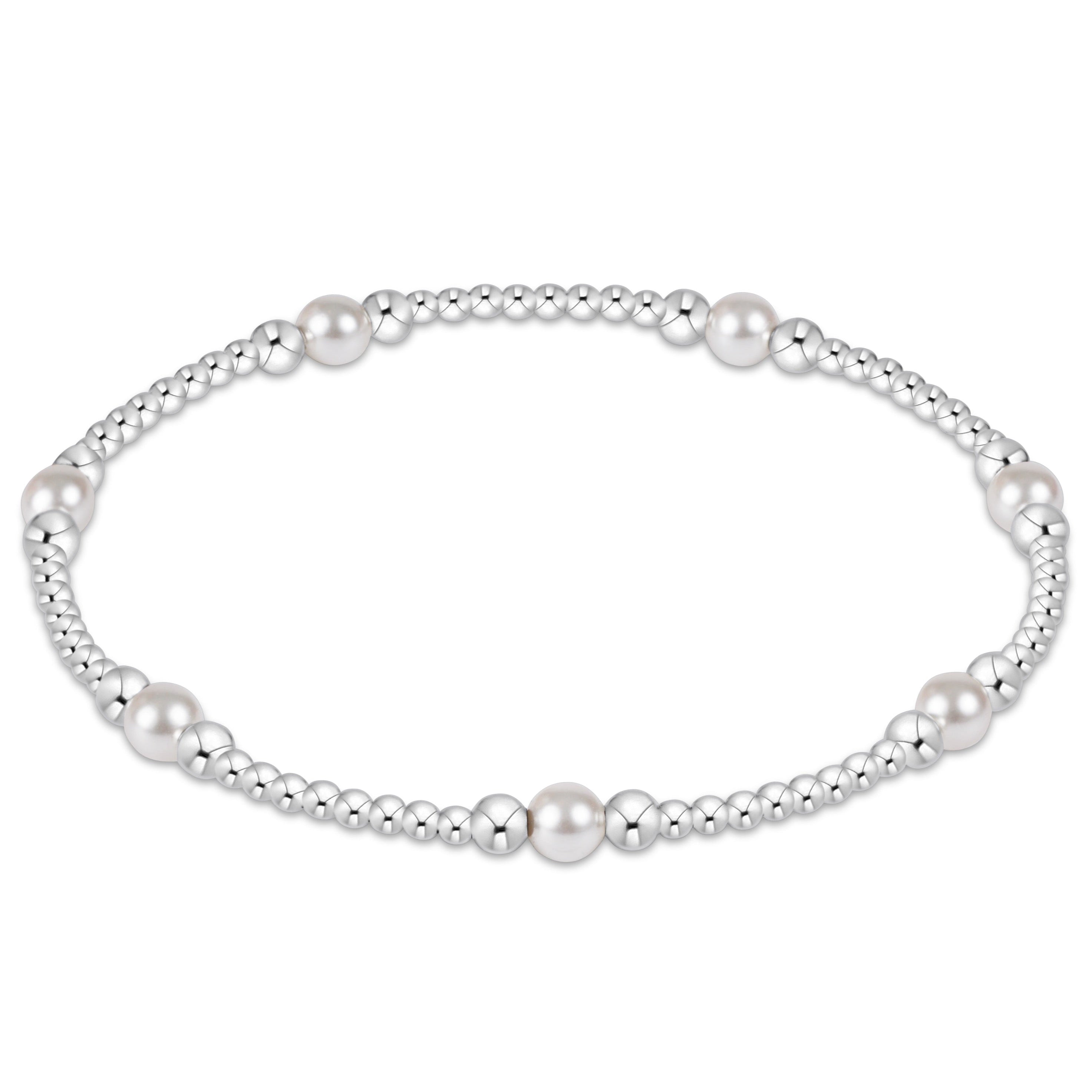 Purpose Pearl 4mm Sterling Bracelet