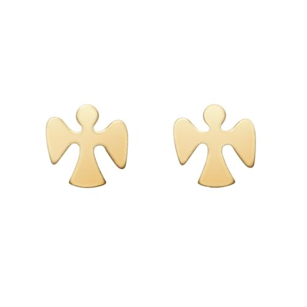 Guardian Angel Studs - Gold