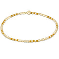 Gameday Hope Joy Pattern 2mm Bead Bracelet - Golden Yellow