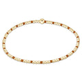 Gameday Hope Sincerity Pattern 2mm Bead Bracelet - Burnt Orange