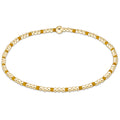Gameday Hope Sincerity Pattern 2mm Bead Bracelet - Golden Yellow