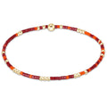Gameday Hope Unwritten Bracelet - Bright Orange-Maroon