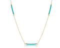 15" Choker Simplicity Chain Gold - Hope Bliss - Turquoise