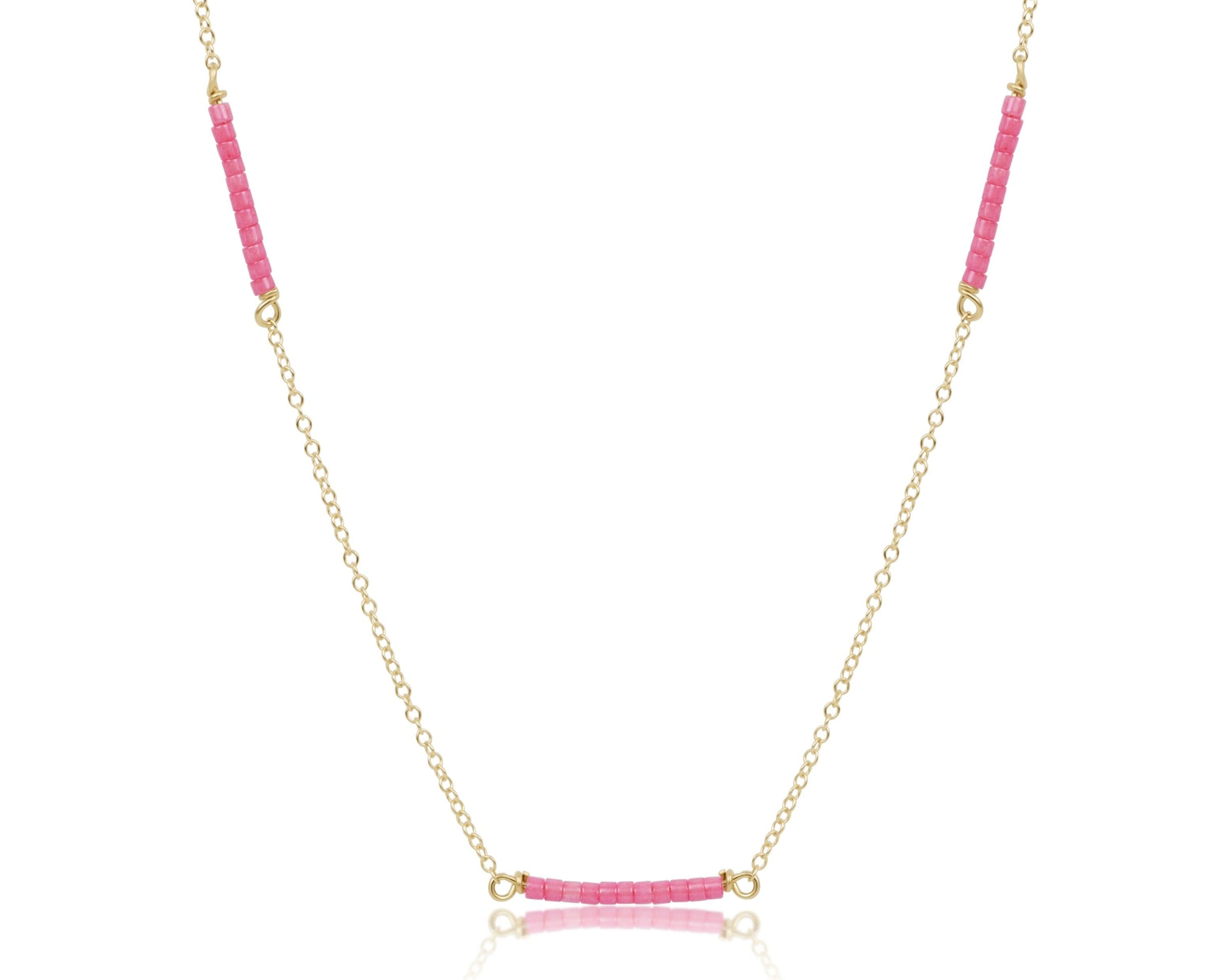15" Choker Simplicity Chain Gold - Hope Bliss - Bubblegum