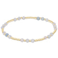 Joy Gem 3mm Bracelet - Aquamarine