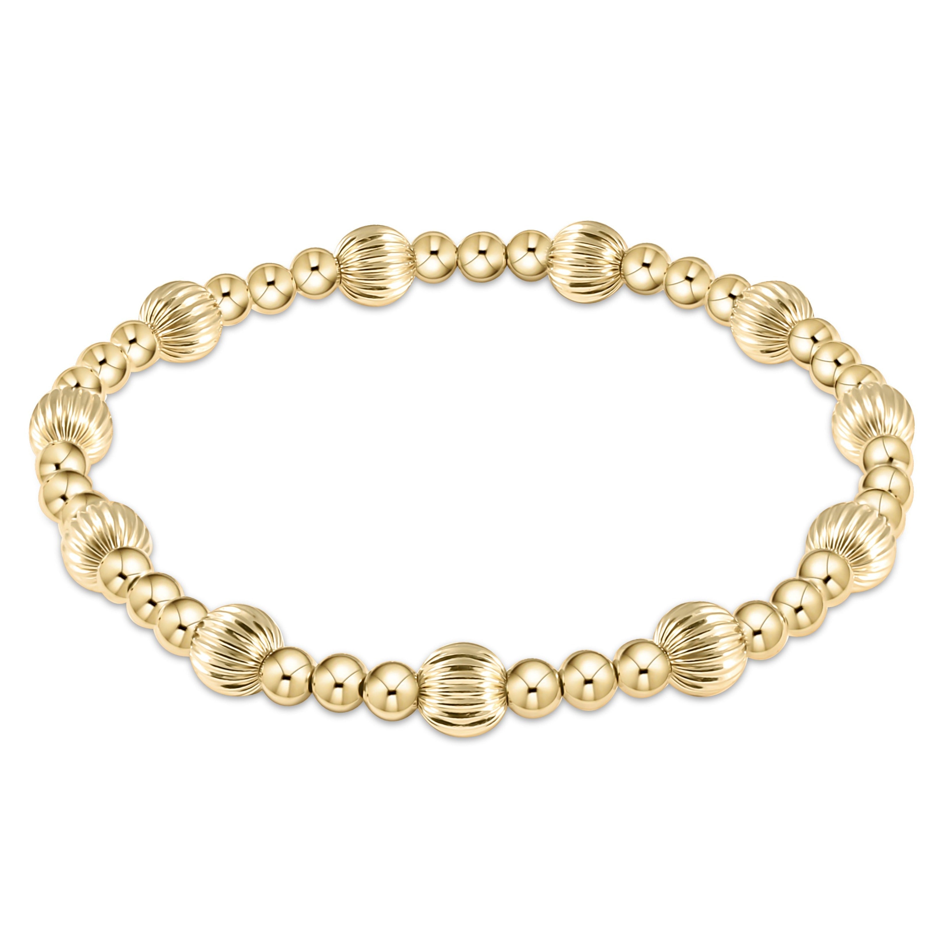 Dignity Sincerity Gold 6mm Bracelet