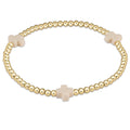 Signature Cross 3mm Gold Bracelet