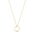 egirl 14" Necklace Gold - Halo Gold Charm