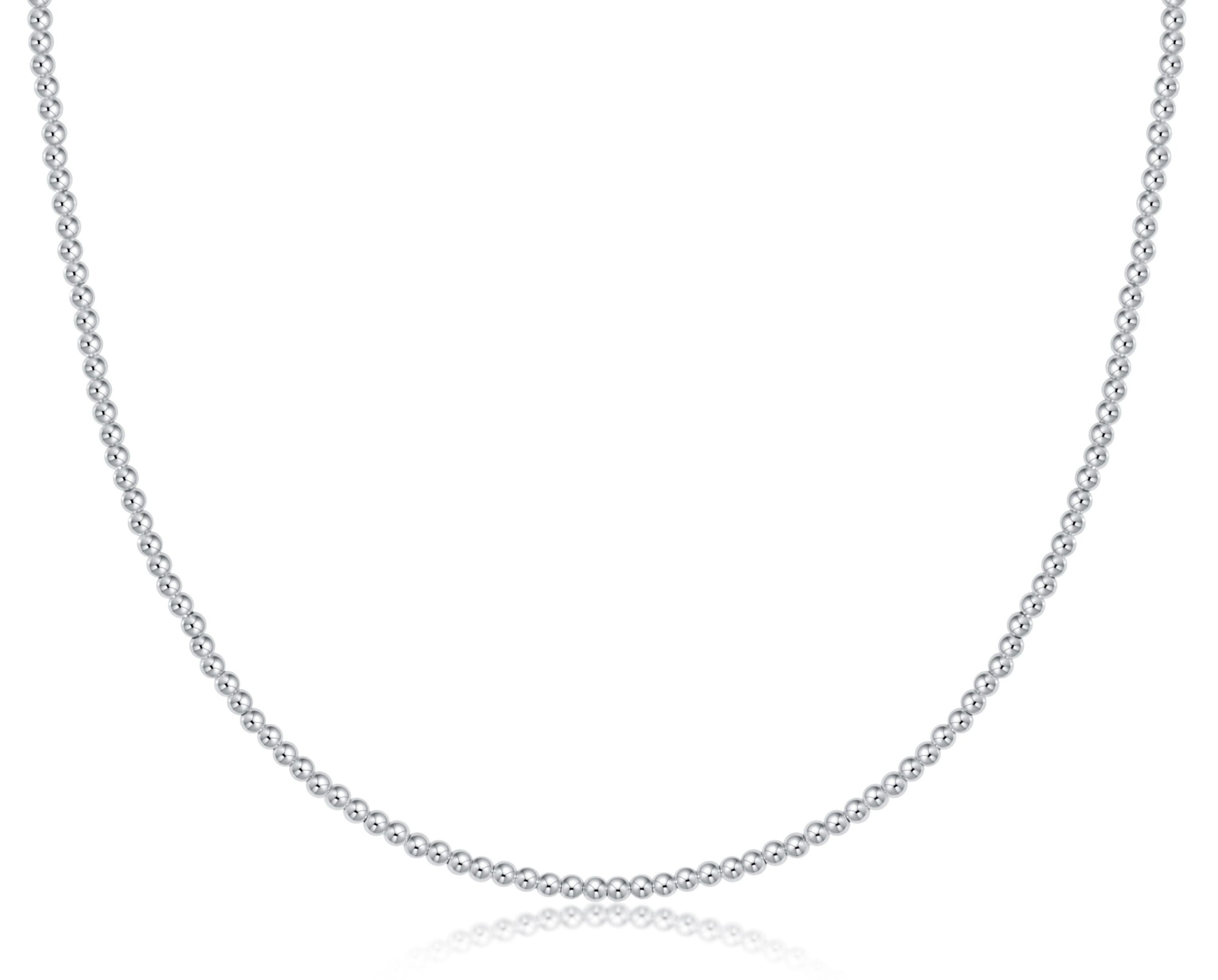 Choker Beaded - Classic Sterling 2mm