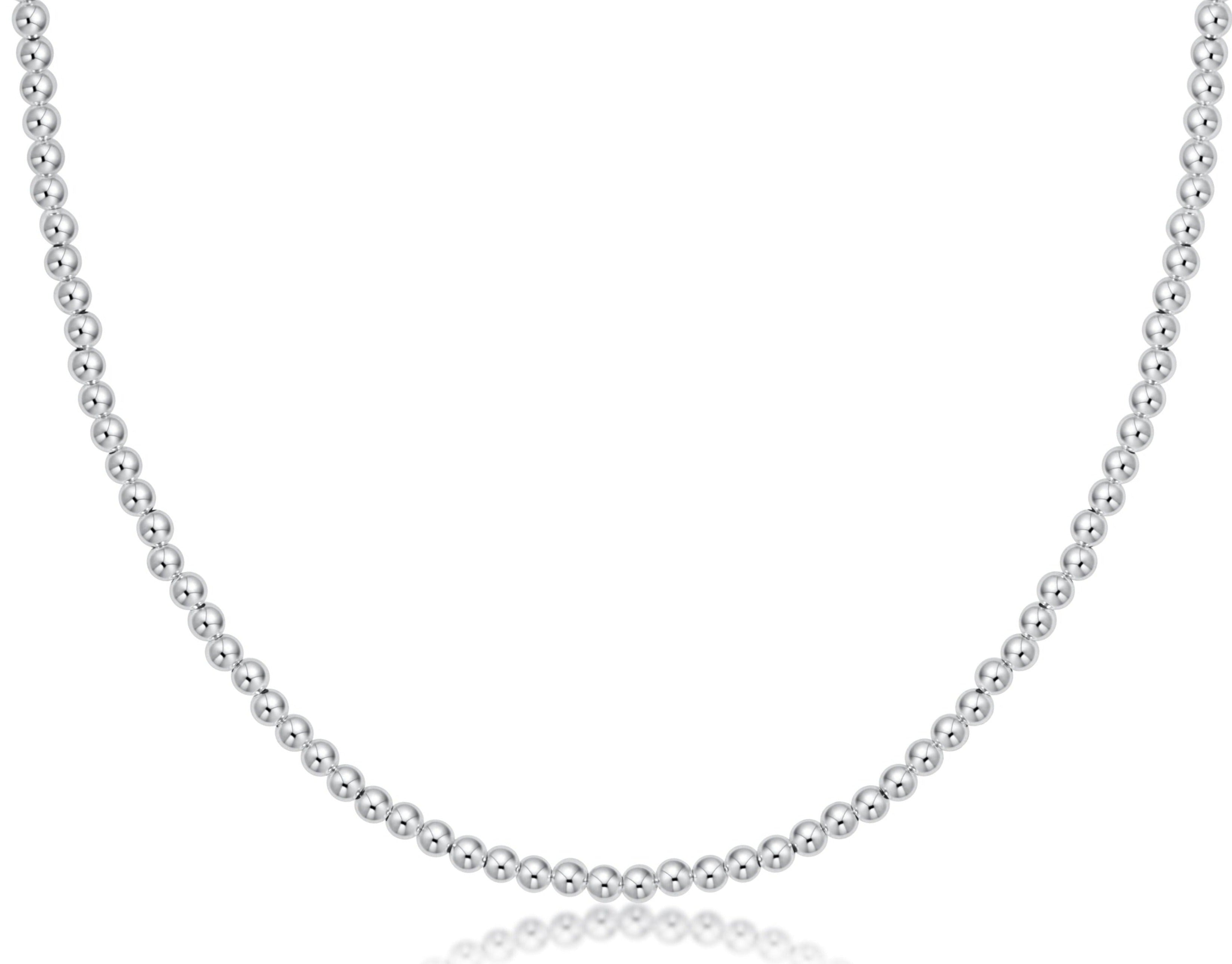 Choker Beaded - Classic Sterling 3mm