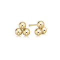 Classic Cluster Studs - Gold 6mm