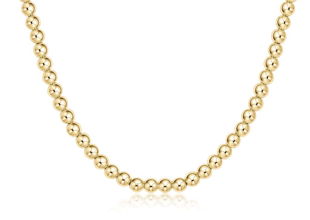 Choker Beaded - Classic Gold 5mm