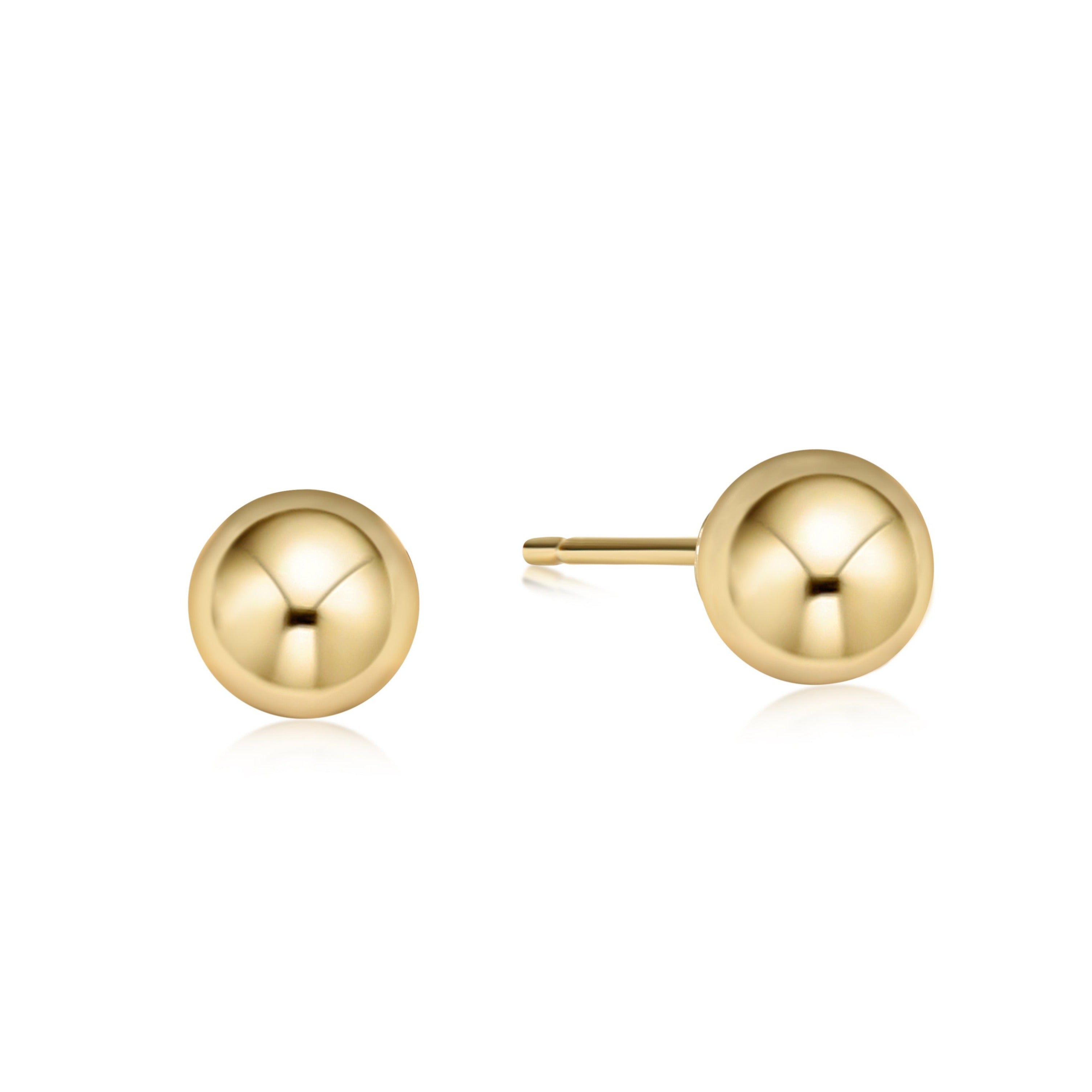 Classic 8mm Ball Studs - Gold