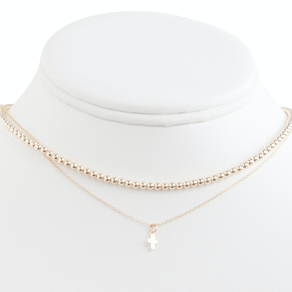 Choker Beaded - Classic Gold 3mm