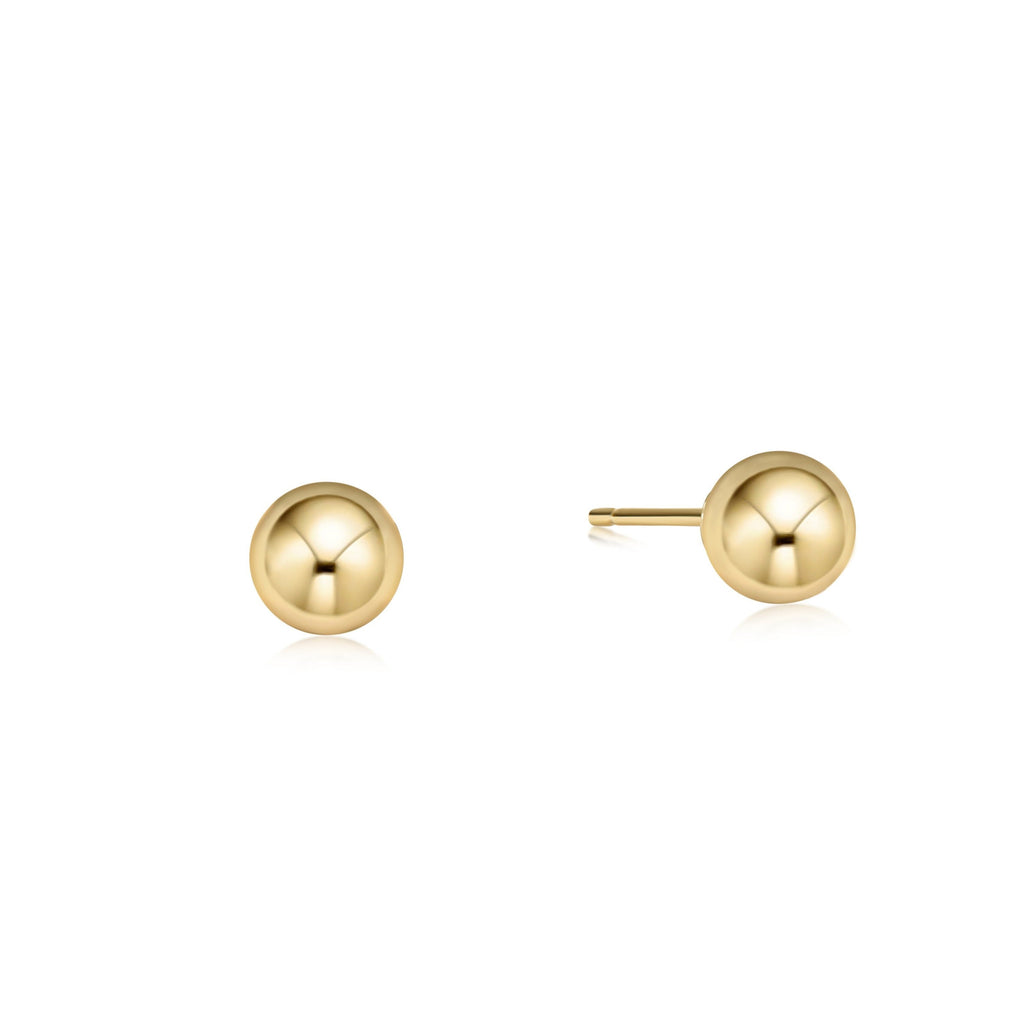 Classic 6mm Ball Studs - Gold
