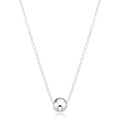 16" Necklace Sterling - Classic Sterling 8mm Bead
