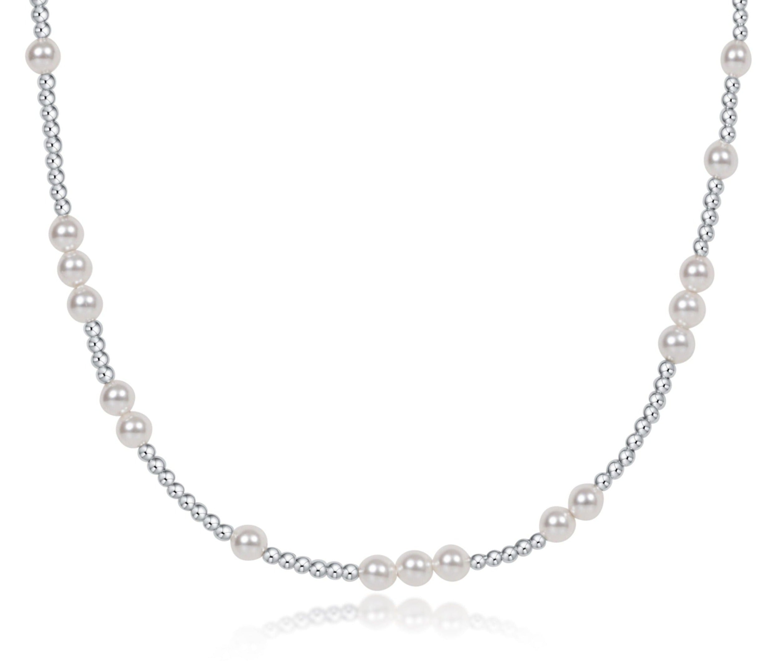 Choker Hope Unwritten Sterling - 4mm Pearl