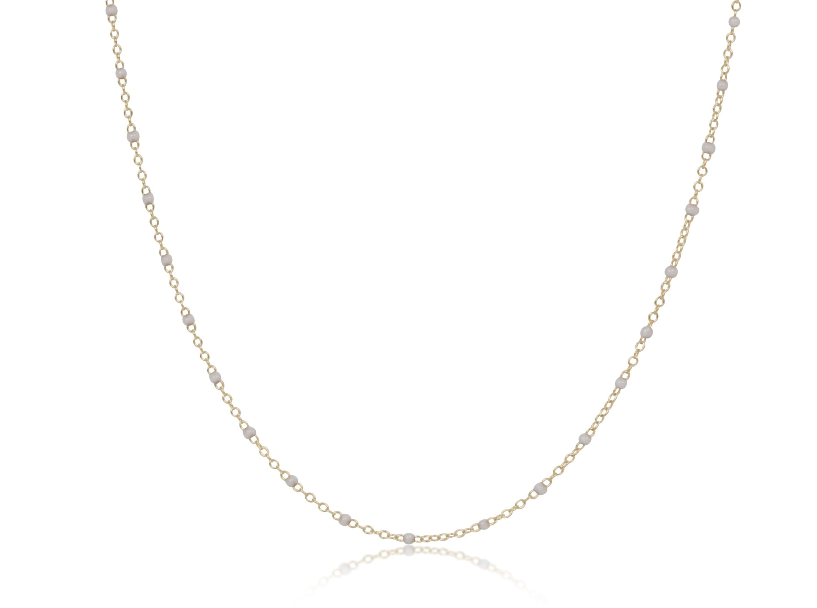 Choker Simplicity Chain Gold - Pearl 2mm