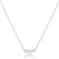 16" Necklace Sterling - Joy Pearl