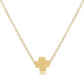 16" Necklace Gold - Signature Cross Gold