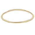 Bliss Bar Pattern Gold 2.5mm Bracelet