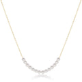 16" Necklace Gold - Beaded Bliss Pearl