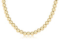 Choker Beaded - Classic Gold 7mm