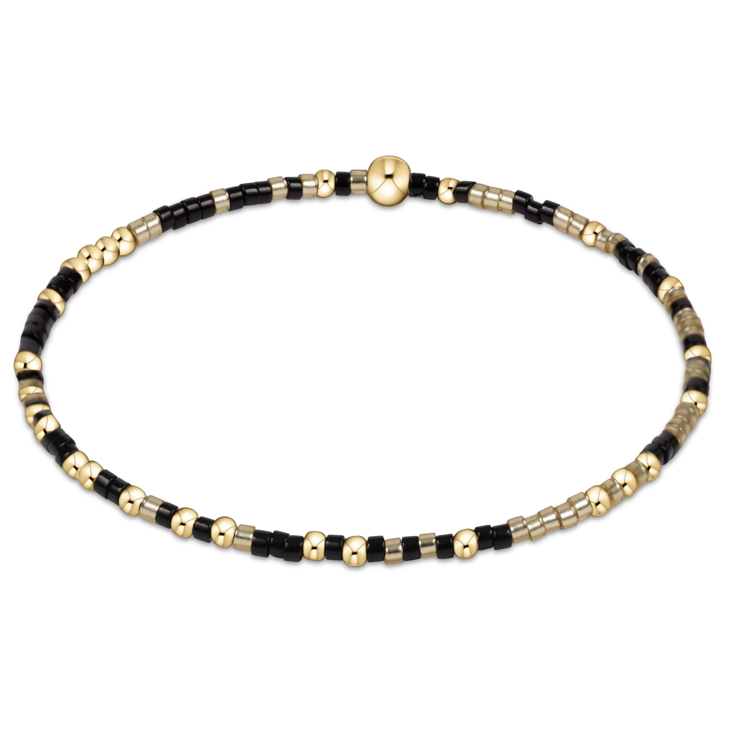 Gameday Hope Unwritten Bracelet - Gold Luster-Black