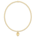 Classic Gold 2mm Bracelet - Love Plush Small Gold Charm