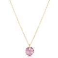 16" Necklace Gold - Reflection Small Charm - 02