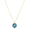 16" Necklace Gold - Reflection Small Charm - 12