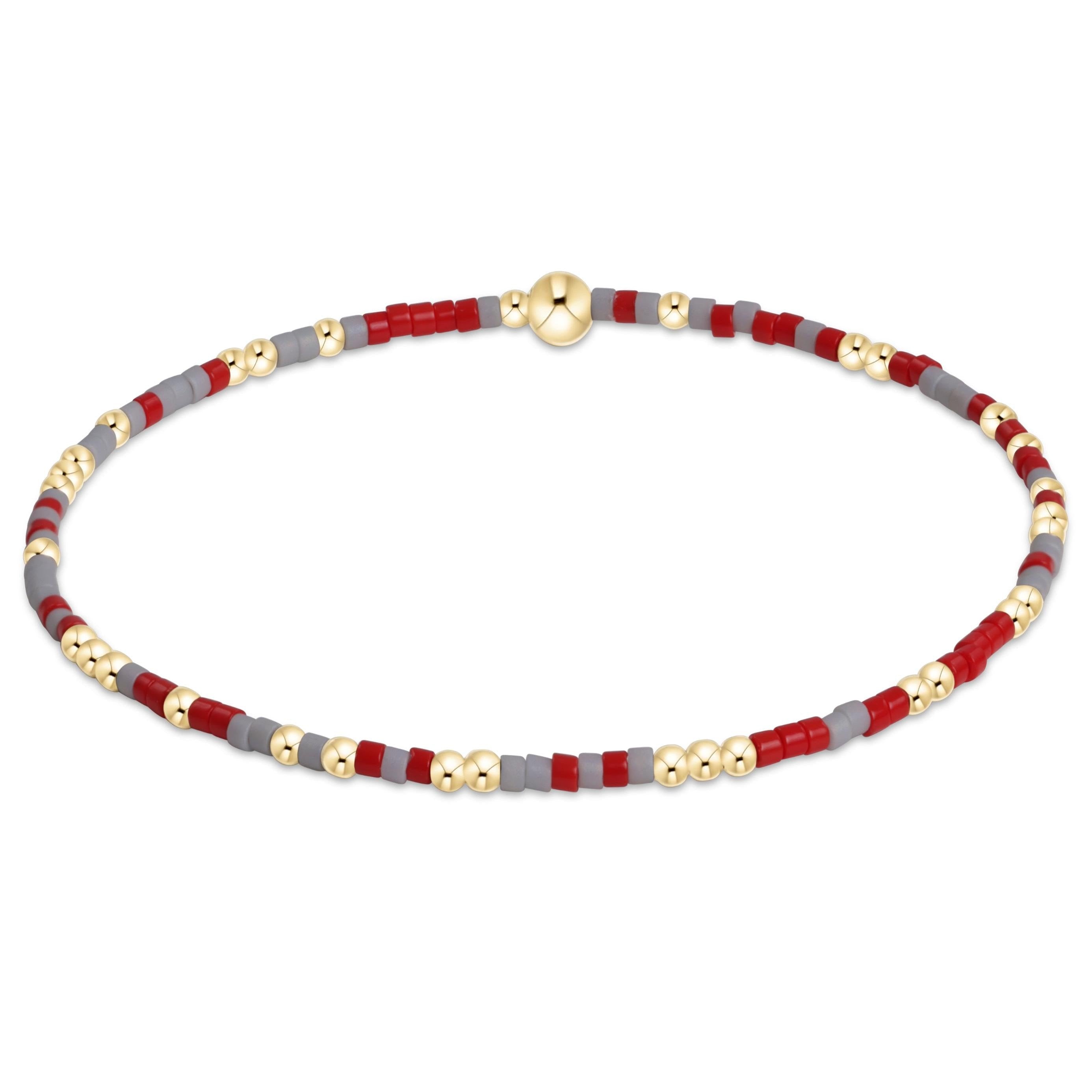 Gameday Hope Unwritten Bracelet - Red-Grey