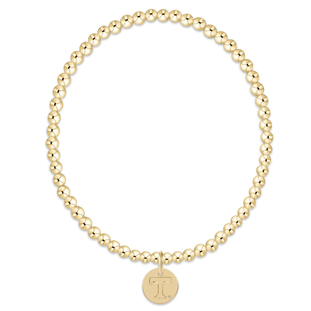 eCOLLEGIATE Classic Gold 3mm Bracelet - UTK Disc