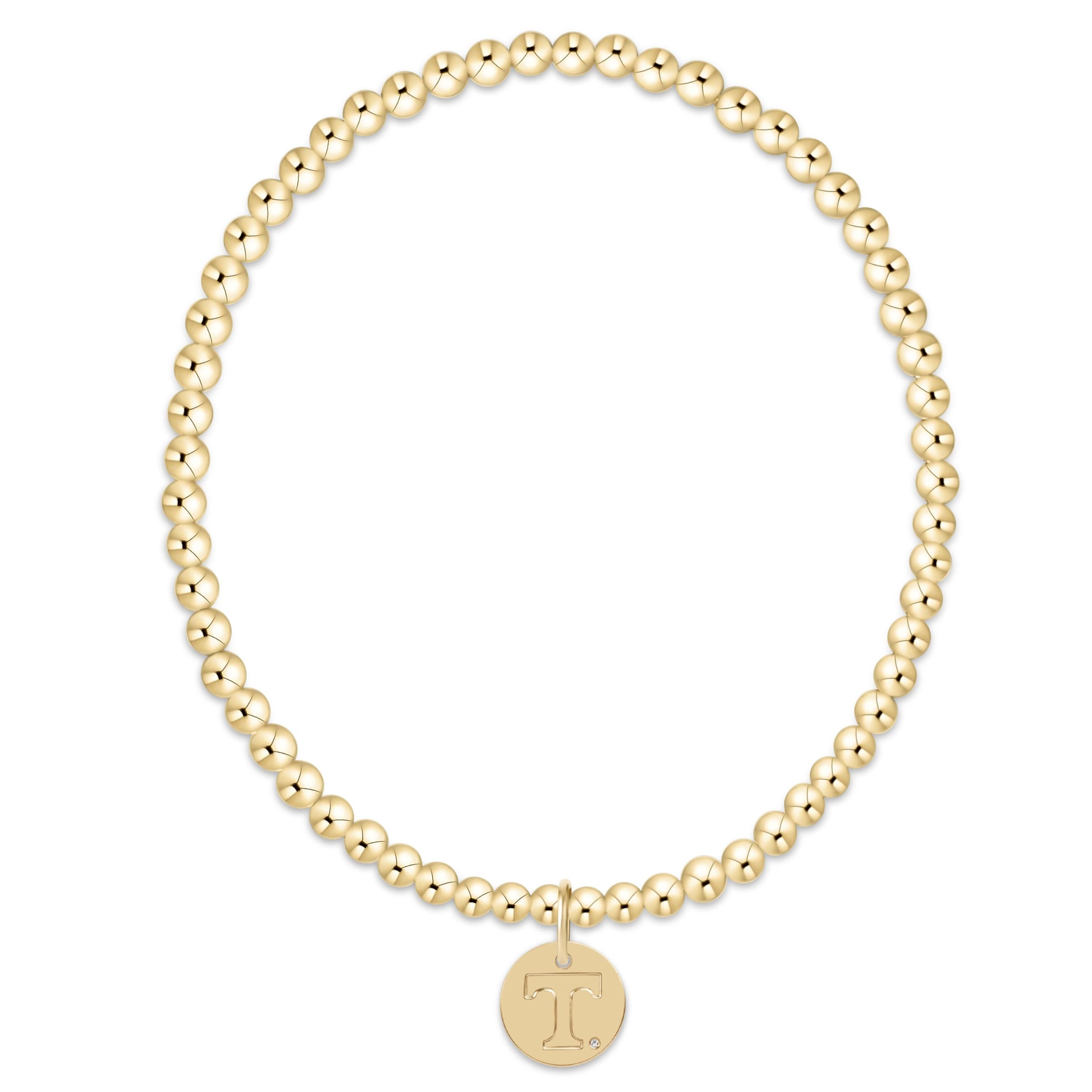 eCOLLEGIATE Classic Gold 3mm Bracelet - UTK Disc