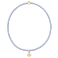 Hope Classic Ocean Mist Bracelet - Signature Cross Small Gold Charm