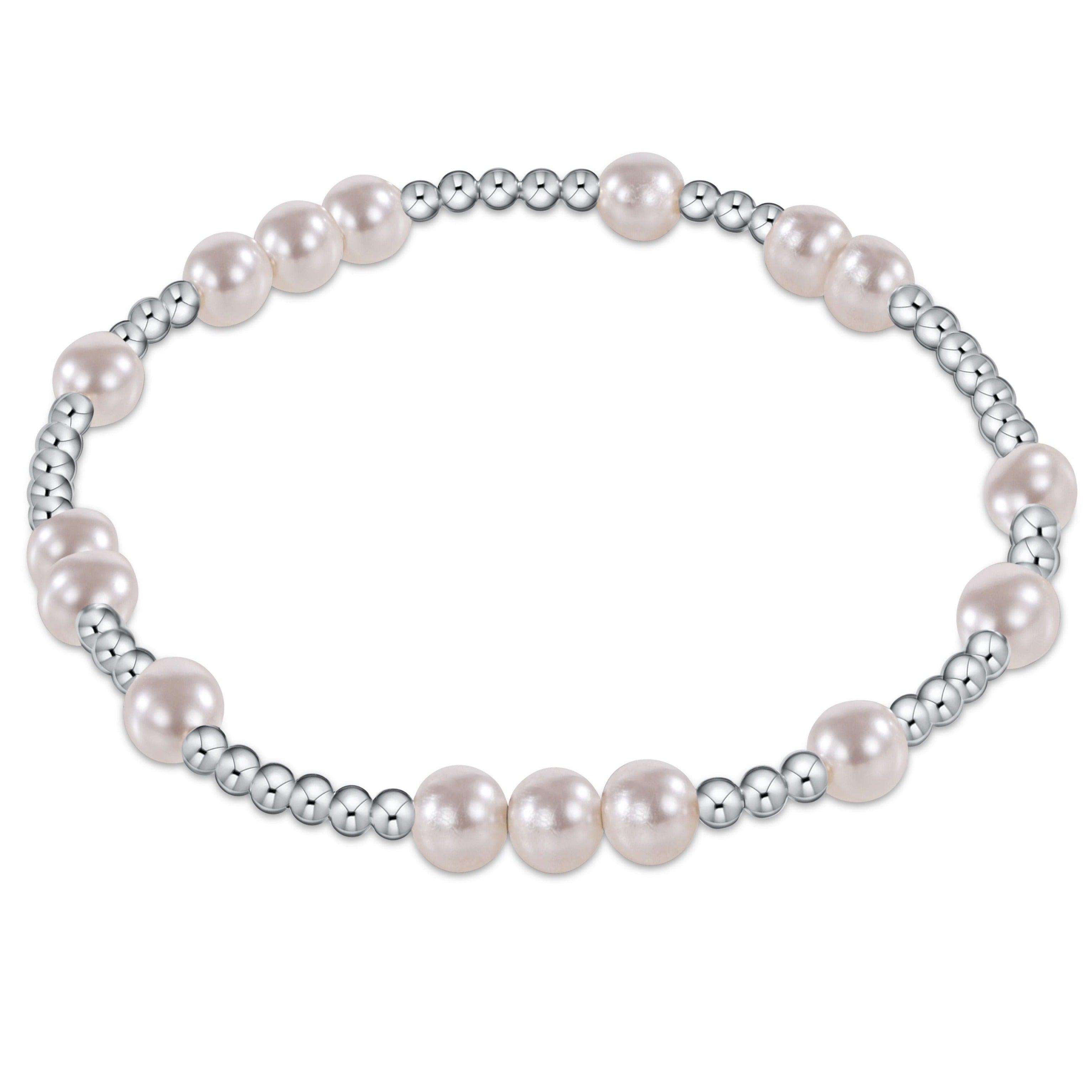 Hope Unwritten Pearl 5mm Sterling Bracelet