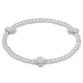 Signature Cross 3mm Sterling Bracelet - Sterling