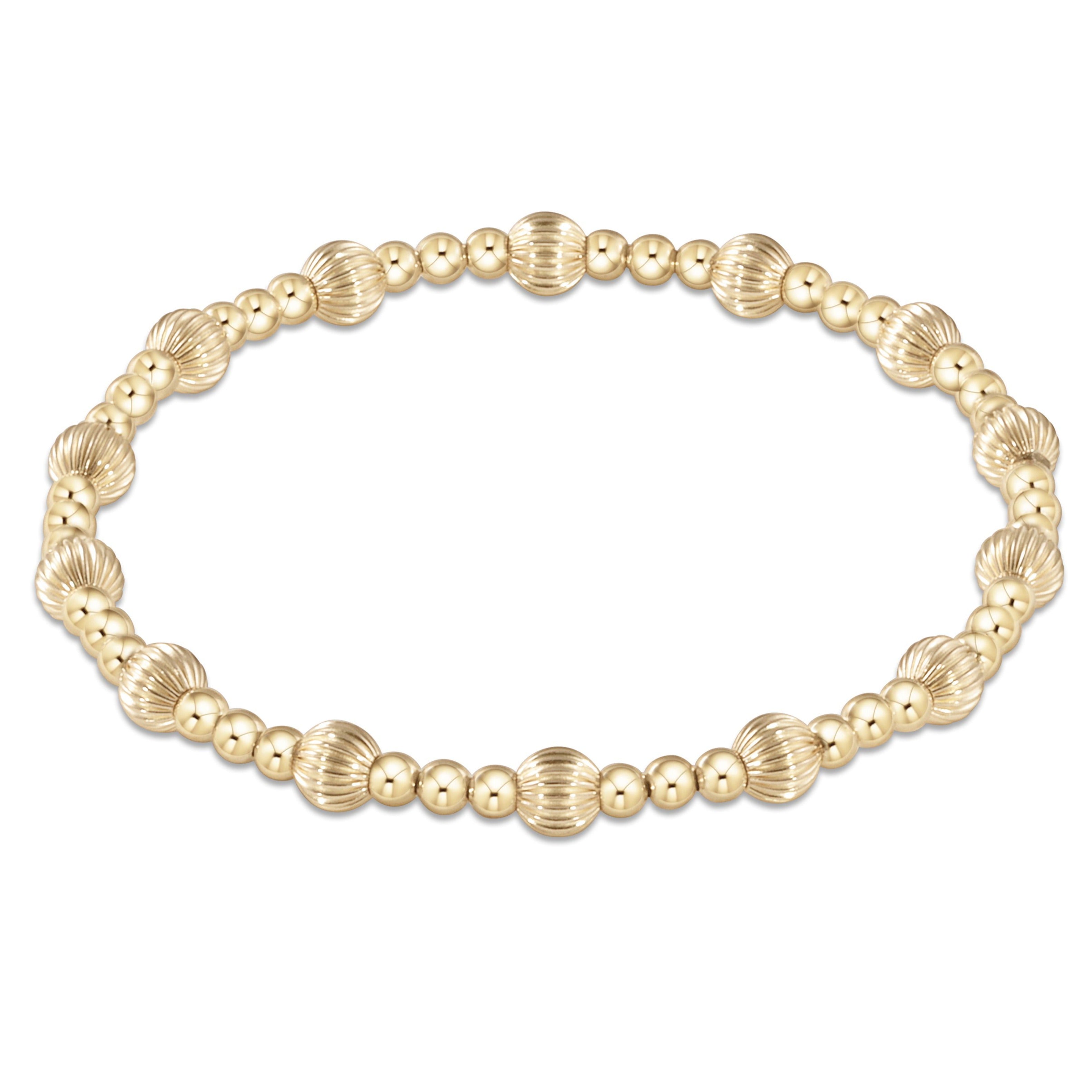 Dignity Sincerity Gold 5mm Bracelet