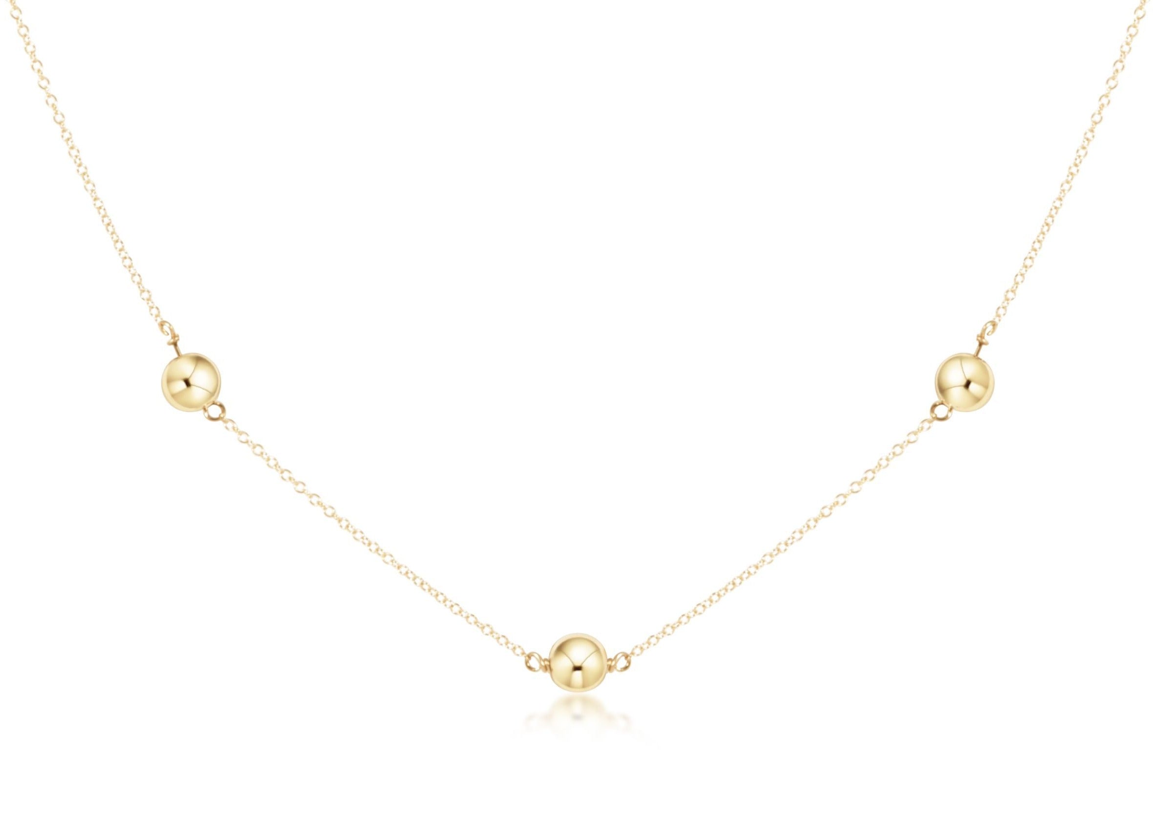 15" Choker Simplicity Chain Gold - Classic Gold 6mm