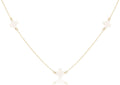Choker Simplicity Chain Gold - Signature Cross Off-White