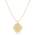 Choker Beaded - Classic Gold 2mm - Cherish Large Gold Locket