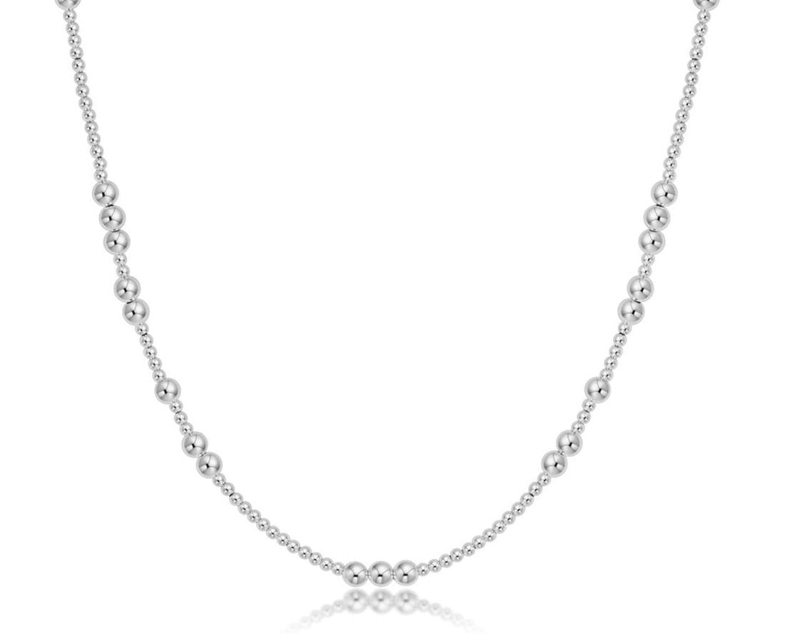 Choker Beaded - Hope Unwritten Sterling 4mm