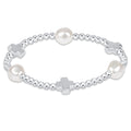 Signature Cross Sterling & Admire Pearl 3mm Sterling Bracelet