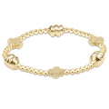 Signature Cross Gold & Admire Gold 3mm Gold Bracelet